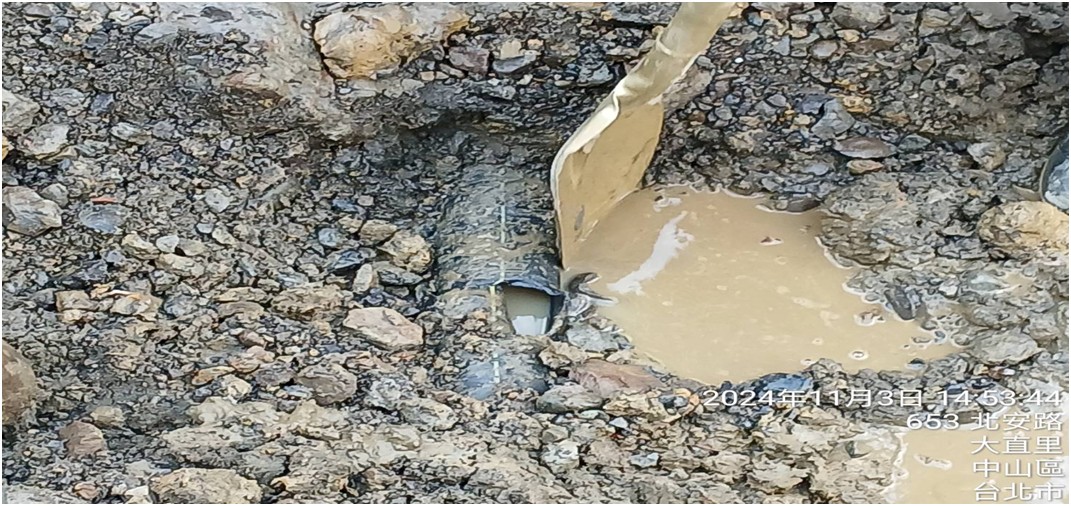 中管管線鑽損情況