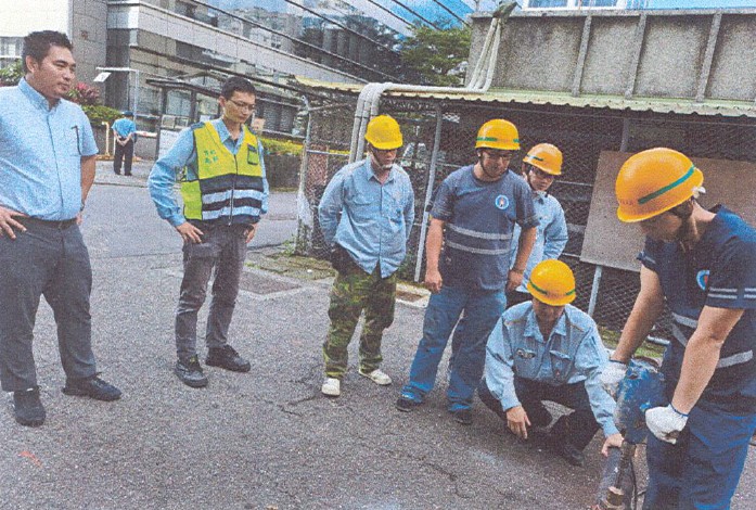 OJT 教育訓練 - 鑽截管鑽孔